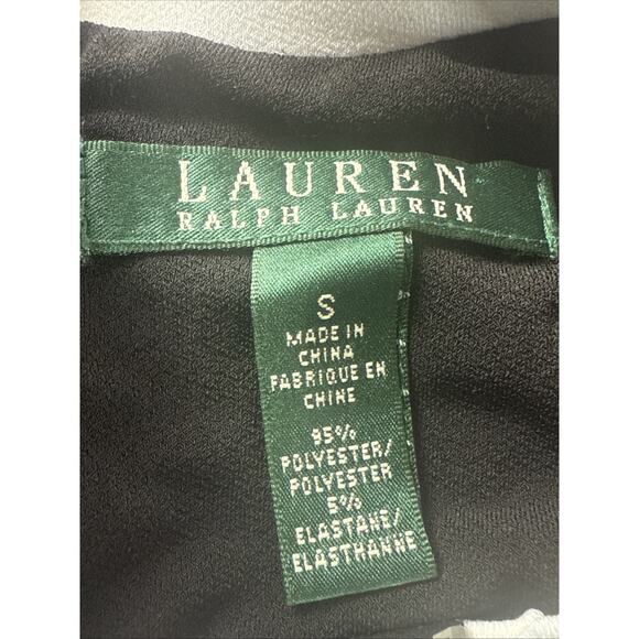 Lauren Ralph Lauren Wide-Leg Jumpsuit Sleeveless Size Small Black - Picture 6 of 7
